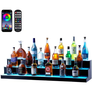 Vevor Weinregal 1210 x 30 x 25 cm Schwarz