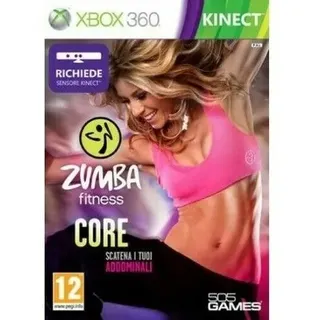 Video-Spiel Xbox 360 Zumba Fitness Core Fully IN Italienisch