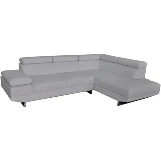 Ecke Leder mit USB Modern XXL Couch Wohnlandschaft Ledersofa Sofa L-Form B2003