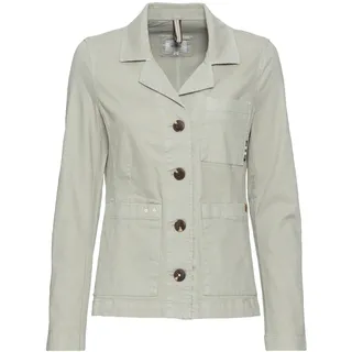 camel active Damen Lässiger Blazer mit aufgesetzten Taschen Hellgrün womenswear-40