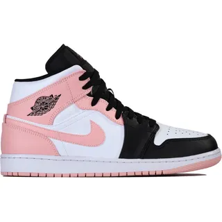 Air Jordan 1 Mid Arctic Orange Black Toe - EU: 43 - Schwarz, Weiß, Rosa
