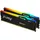 FURY Beast RGB 32GB DDR5 CL34 DIMM 2 x 16GB, 6800 MHz, DDR5-RAM, DIMM), RAM, Schwarz