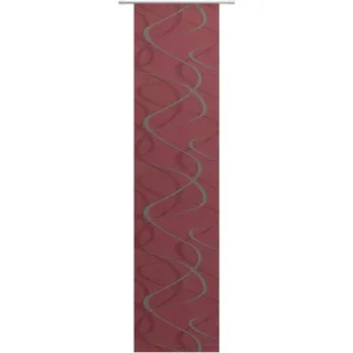 Schiebegardine NEUTEX FOR YOU "Pelotas" Gr. 3, rot (marsala), B:57cm H:225cm, Scherli, Polyester, Gardinen, Schiebegardine, inkl. Befestigungszubehör, Scherli Qualität, Halbtransparent, modern
