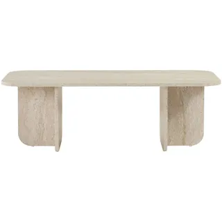 Skye Decor Stilvoller Couchtisch Beige Spanplatte 120 x 60 x 41 cm