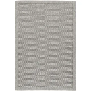 Teppich OTTO HOME "Arona, Sisal-Optik mit Bordüre, auch für Balkon und Terrasse" Gr. 3, grau, B:120cm H:7mm L:170cm, Kunstfaser, Teppiche, Teppich, In- und Outdoor geeignet, Wetterfest & UV-beständig