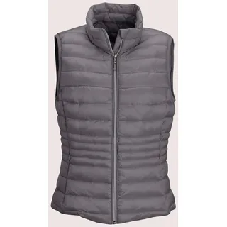 MADELEINE Kurzweste »Steppweste Verkürzte Steppweste für Damen«, grau