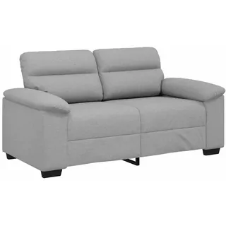 vidaXL 2-Sitzer-Sofa Wolkengrau 160x81x84 cm Stoff - Grau