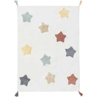 Lytte Kinderteppich waschbar Stars Multicolor 80x120 cm , Textil , Rechteckig , 80x120 cm , Oeko-Tex® Standard 100 , für Fußbodenheizung geeignet , Teppiche und Böden, Teppiche, Kinderteppiche