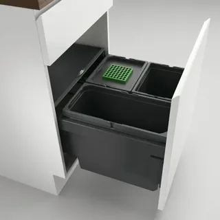 Cox Base 360 s/500-3, Abfallsammler für Frontauszüge, mit Biodeckel, anthrazit