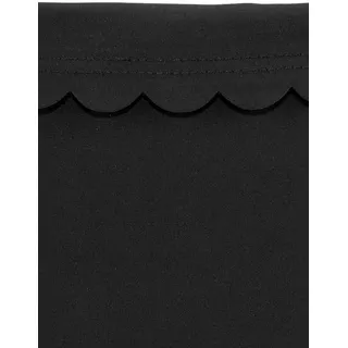 LASCANA Bikini-Hose »Scallop« mit Umschlagbund, schwarz,