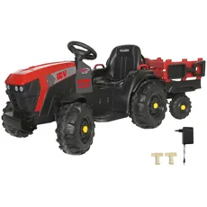 Jamara Elektro-Kindertraktor »Ride-on Traktor Super Load«, ab 3 Jahren, bis 28 kg, mit Anhänger, rot