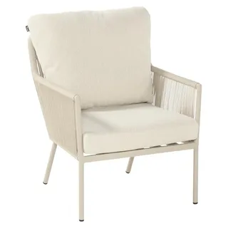 Lounge Dining Gartenstuhl Zaragoza | Sand | Aluminium und Rope | Hartman | 2er Set - Beige