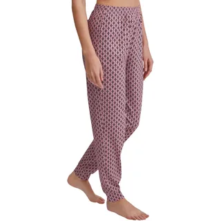 CALIDA Pyjamahose »Favourites Botanic« weich, Gummizug, Cotton, Single Jersey Qualität, Gesäßtasche, lila
