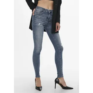 Only Onlpower Life Mid Push Up skinny fit Jeans Medium Blue denim),