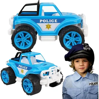 Geländefahrzeug Polizei Buntes Polizeiauto Polizeiauto Für Kinder