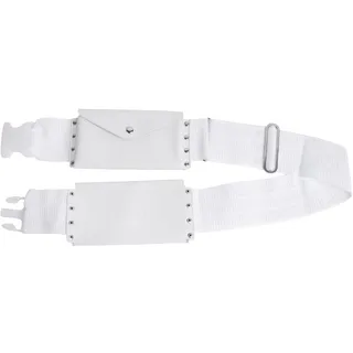 Ihram Gürtel für Herren, Hajj Umrah – verstellbarer Ihram Geldgürtel mit Taschen, Hadsch-Gürtel, modische Hüfttaschen, Umrah Essentials Einheitsgröße, Weiss/opulenter Garten, Einheitsgröße, Stil C