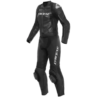 Dainese Mirage 2tlg. Motorradlederkombi Damen (schwarz/weiß) Gr: 44 (50)