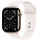 Watch Series 11 GPS + Cellular 42 mm Titaniumgehäuse gold Gummiarmband rosa S/M