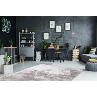 OBSESSION My Curacao 490 Hochflorteppich 160 x 230 cm Silber