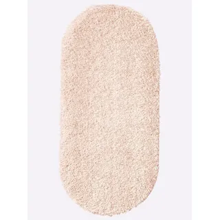 heine home Teppich oval 40 mm Höhe, creme