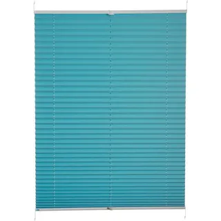K-HOME Plissee K-HOME Klemmfix Pisa 30 x 130 cm blau