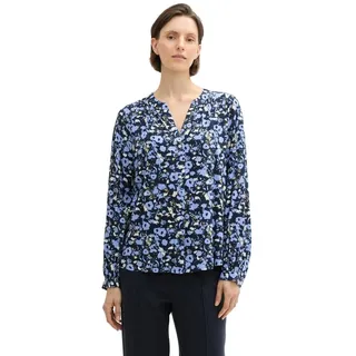 Tom Tailor Klassische Bluse, blau