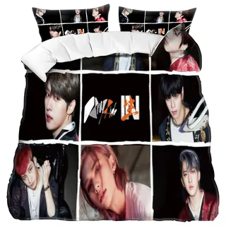 WlsqDE Strraykiid Bettwäsche, Strraykiid Bettwäsche 135x200, Anime Bettwäsche-Sets, Anime Kinderbettwäsche, SK Kissenbezug 50X75cm 2 Teilig, für Mädchen & Teenager