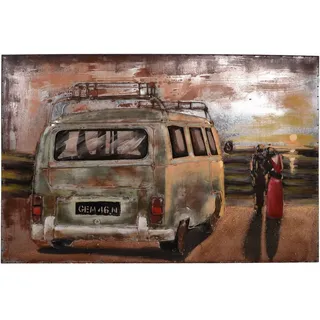 Metallbild , Multicolor , Metall , rechteckig , 120x80x4 cm , 3D-Effekt, einfache und schnelle Anbringung , Bilder & Rahmen, Bilder, Holz & Metallbilder