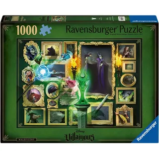 Ravensburger Puzzle 12000037 - Disney Villainous Maleficent - 1000 Teile Puzzle für Erwachsene und Kinder ab 14 Jahren, Disney Puzzle, Disney Geschenke, Green, Purple