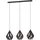 Carlton 3-flg. 21 cm abstrakt schwarz-kupfer