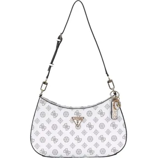 GUESS Damen Schultertasche Noelle White Logo