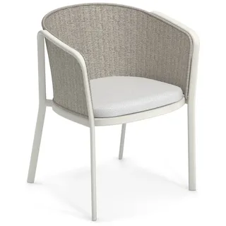 Emu Carousel Armlehnstuhl Weiß/Melangerie-Elfenbein