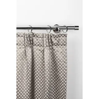 GARESA Vorhangstange EASY 1-läufig Ø 20 mm 200 cm Grau