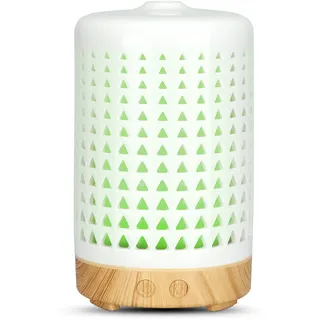 BOT Smart Aroma Diffusor SDC2 - weiß und hellbraun Holz 100ml - Weiß