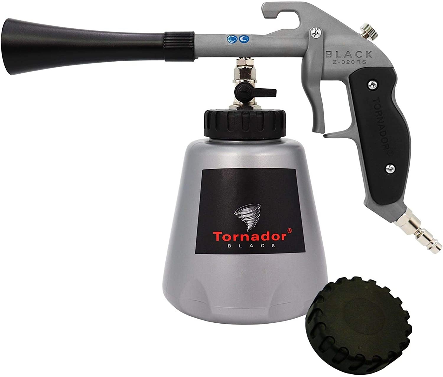 Bild von Tornador Black Z-020RS Druckluft-Reinigungspistole 5.5 bar bürstenlos, inkl. Multifunktionswerkzeug