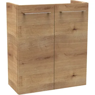 Fackelmann Waschbeckenunterschrank 52 x 60 x 24,3 cm Braun