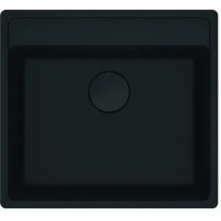 Franke Einbaubecken Maris MRG 610-52 A Black Matt - Black Collection Handbetätigung