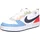 Court Borough Low Recraft Kids White / Thunder Blue / Light Crimson 36,5