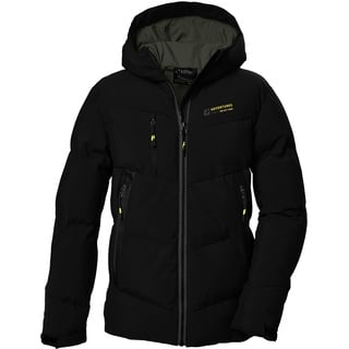 KILLTEC Jungen Steppjacke/Winterjacke mit Kapuze KOW 374 BYS QLTD JCKT, schwarz, 140, 42167-000