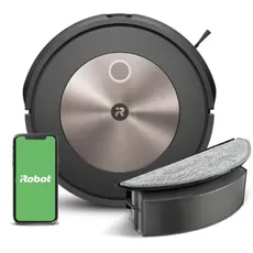Bild Roomba Combo j5 (j5176) Saug- und Wischroboter, Kartierung und PrecisionVision Navigation, 4-Stufen-Reinigung, Objekterkennung und -vermeidung, Indiv. Anpassung, Sprachassistentenkompatibel