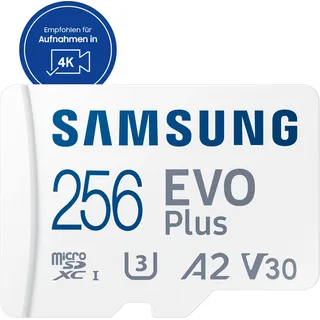 Samsung EVO Plus (2024) (inkl. SD Adapter) - 256 GB