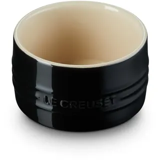 Le Creuset Stapelbares Förmchen aus Steinzeug, 200 ml, Schwarz glänzend, 70403201400099