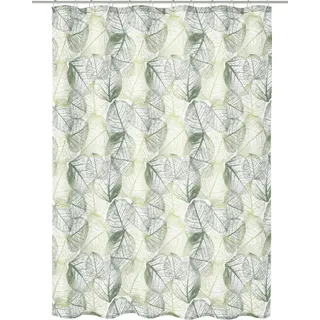 KLEINE WOLKE Duschvorhang Selva 180 x 200 cm grün