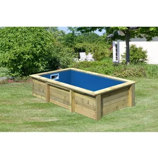 Karibu Massivholzpool Pool Triton Kesseldruckimprägniert 69 x 271 x 148 cm