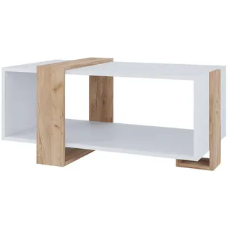 Vicco Aven Weiß Goldkraft Eiche 91,5 x 52 cm