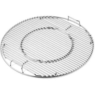 Weber Grillroste für 57 cm Holzkohlegrills - Gourmet BBQ System, robuste Stahlroste mit GBS-Einsatz für vielseitiges Zubehör – Silber (8835)