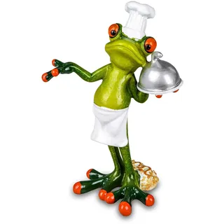 formano lustige Frösche Figur Koch Poly 17 cm