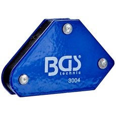 BGS 3004 | Mini-Magnethalter-Satz | 4-tlg. | 45° - 90° - 135° | 4 kg / Magnet | Schweißmagnet