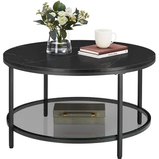 VASAGLE Marmorschwarz-Tintenschwarz 110 x 60 x 45 cm