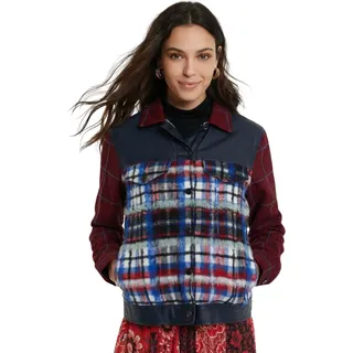 Desigual Damenjacke Ingrid kurz Übergangsjacke kariert L